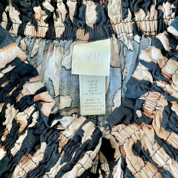 H&M - Leopard Print Maxi Skirt - M - Picture 3 of 4